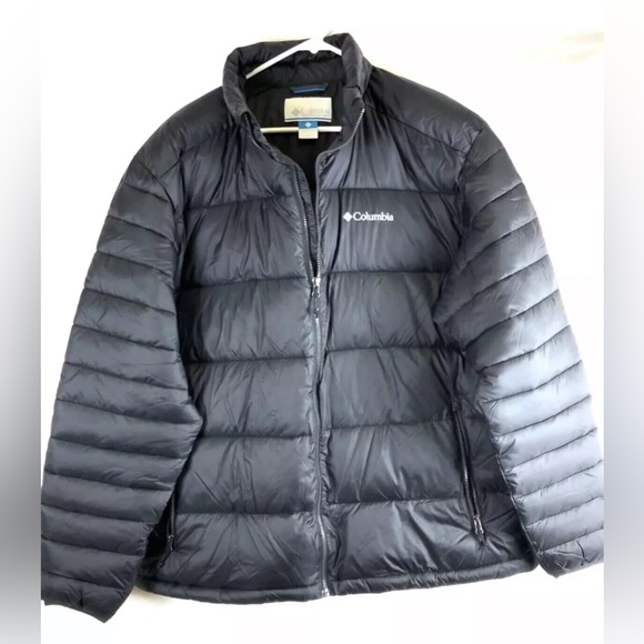 Columbia Mens Frost Fighter Jacket Black Size X-Large